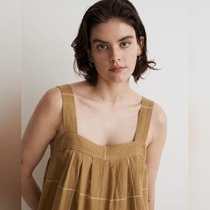 Madewell Superwide-Leg Jumpsuit in Windowpane NWT